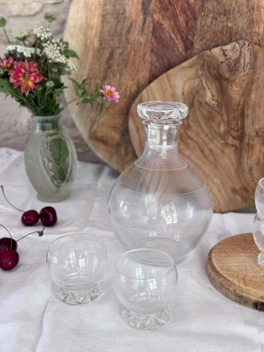 Eugène, le lot de 4 verres et 1 carafe N°185