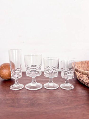 Eugène, le lot de verres en cristal N°157