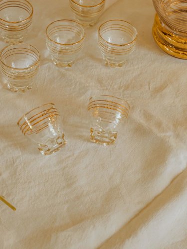 Eugène, l'ensemble à liqueur de 9 pièces N°203