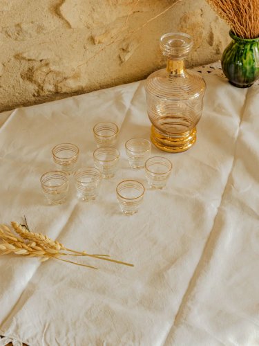 Eugène, l'ensemble à liqueur de 9 pièces N°203