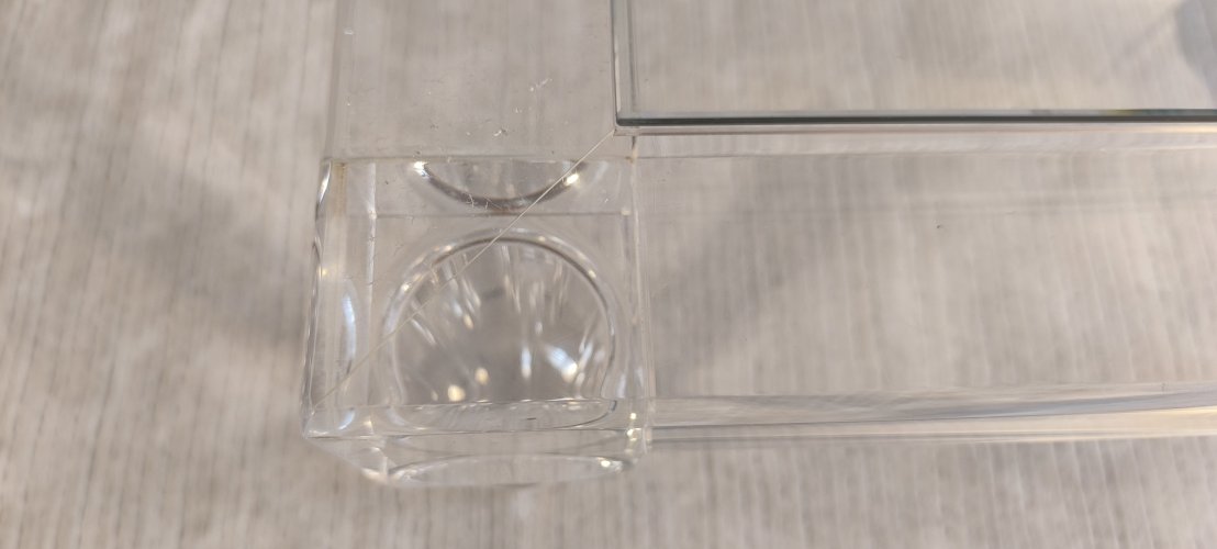 ✨? Exceptionnelle grande table basse FABIANART – Altuglas massif – Made in Italy ?✨