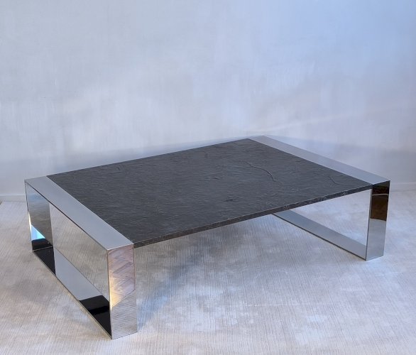 ? Exceptionnelle grande table basse ‘’RING’’ signée ORSENIGO par Mauro Lipparini ?