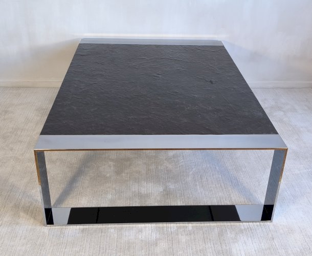 ? Exceptionnelle grande table basse ‘’RING’’ signée ORSENIGO par Mauro Lipparini ?