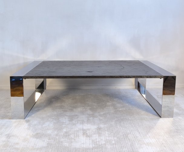 ? Exceptionnelle grande table basse ‘’RING’’ signée ORSENIGO par Mauro Lipparini ?
