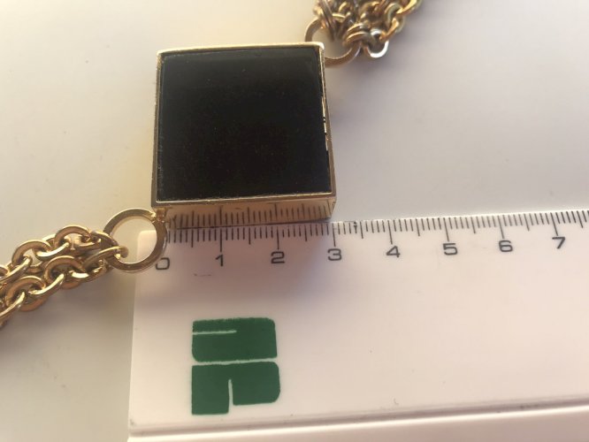 Extra Long Collier Pendentif Vintage Géométric Couture 1960/70 Sautoir Cocktail
