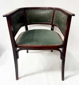 Fauteuil Art Déco en bois courbet "Maison THONET " XX siècle