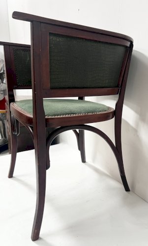 Fauteuil Art Déco en bois courbet "Maison THONET " XX siècle