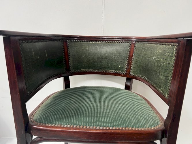Fauteuil Art Déco en bois courbet "Maison THONET " XX siècle