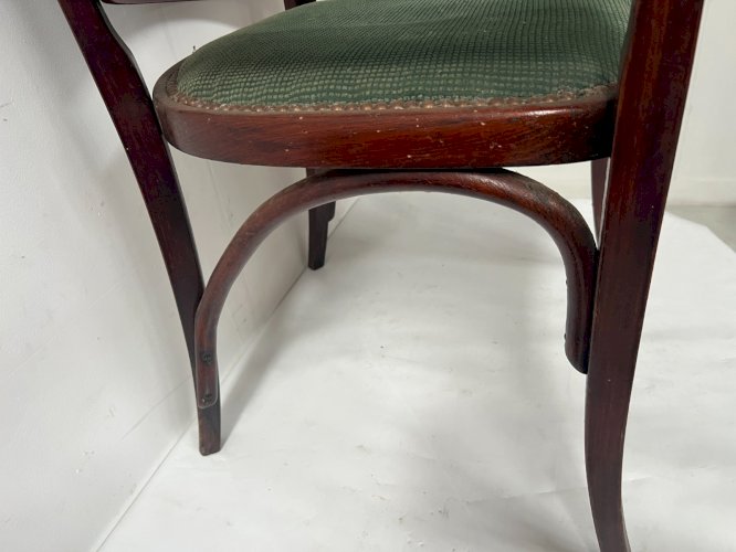 Fauteuil Art Déco en bois courbet "Maison THONET " XX siècle
