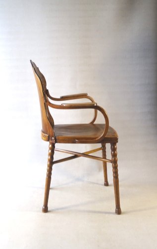 Fauteuil Art nouveau de Kohn - 1899 - N°180 , no Thonet