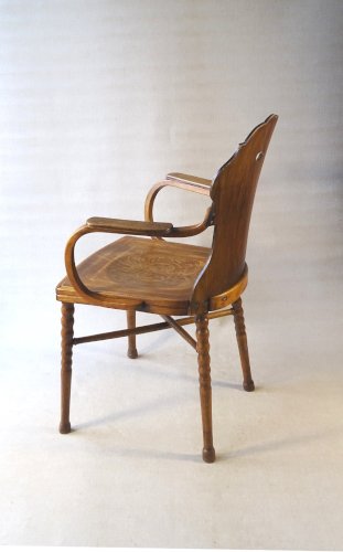 Fauteuil Art nouveau de Kohn - 1899 - N°180 , no Thonet