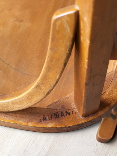 Fauteuil Baumann n° 21 1950s