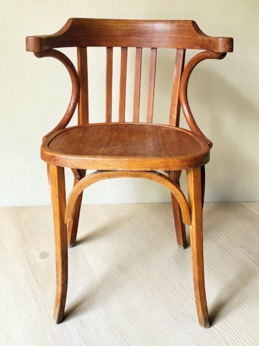 Fauteuil Baumann n° 21 1950s