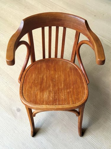 Fauteuil Baumann n° 21 1950s