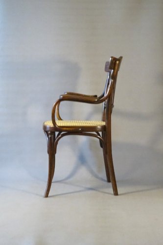 Fauteuil canné de THONET N°293 - Art nouveau - Ca,1905