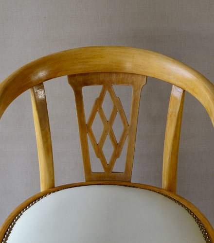 Fauteuil cuir Thonet N° A969 F, vers 1930, Art deco