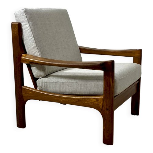 Fauteuil danois en teck, années 1960