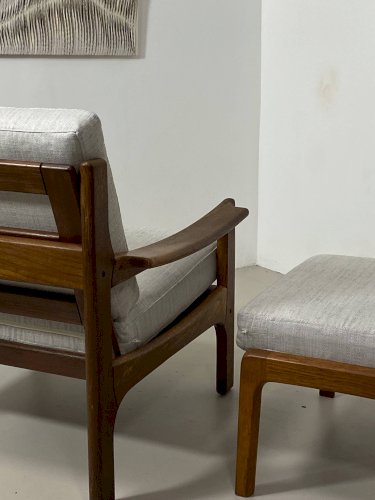 Fauteuil danois en teck, années 1960