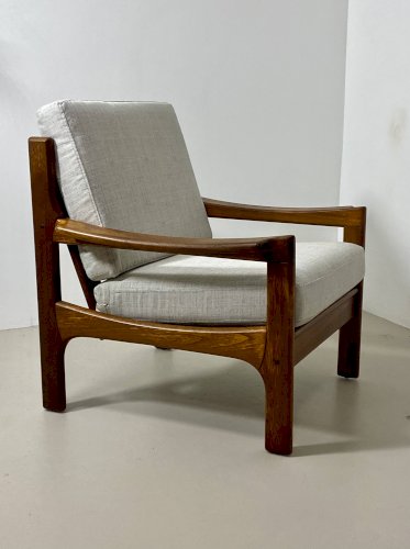 Fauteuil danois en teck, années 1960