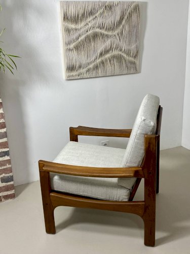 Fauteuil danois en teck, années 1960
