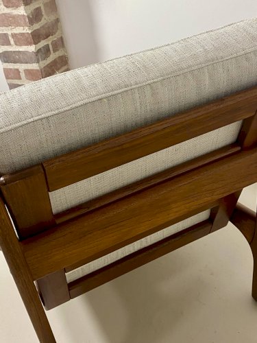 Fauteuil danois en teck, années 1960