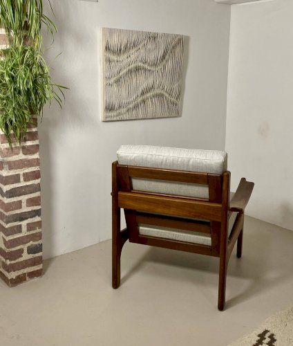 Fauteuil danois en teck, années 1960