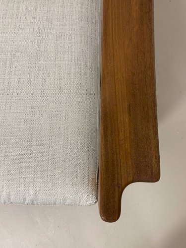 Fauteuil danois en teck, années 1960