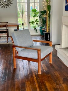 Fauteuil   danois en teck Komfort – Années 1960