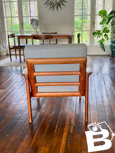 Fauteuil   danois en teck Komfort – Années 1960