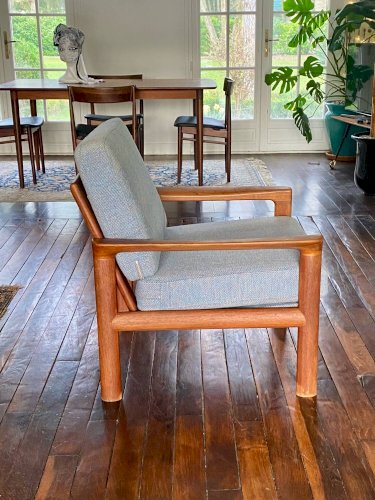 Fauteuil   danois en teck Komfort – Années 1960