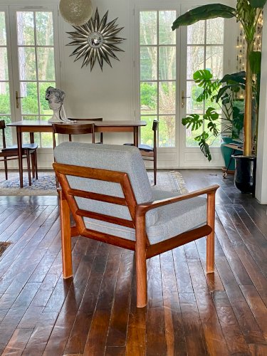 Fauteuil   danois en teck Komfort – Années 1960