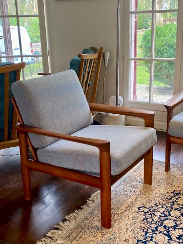 Fauteuil   danois en teck Komfort – Années 1960