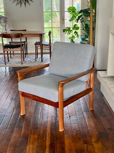 Fauteuil   danois en teck Komfort – Années 1960