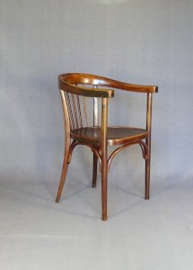 Fauteuil de bureau Art déco, par Japy France 1935, no Thonet