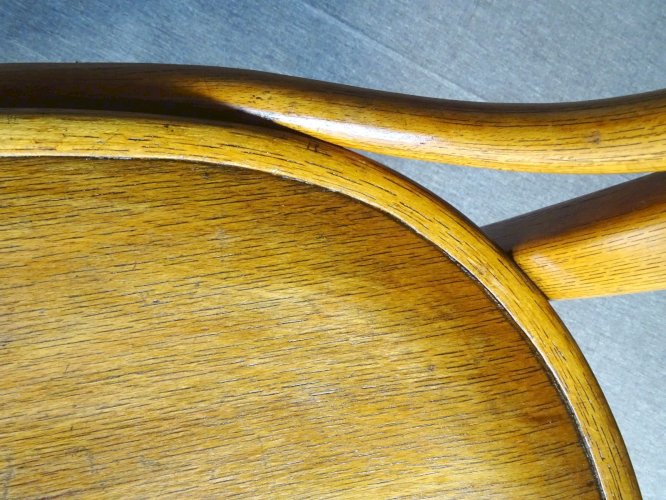 Fauteuil de bureau N°713 par KOHN 1905, no Thonet