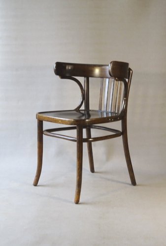 Fauteuil de bureau Thonet - Mundus 1930 N°A788/F bentwood