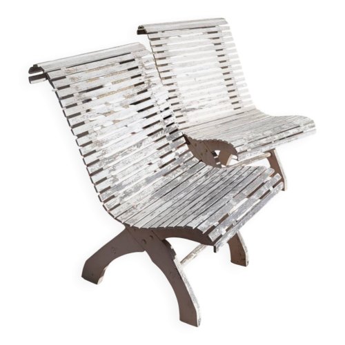 Fauteuil de jardin Art Nouveau (*2)