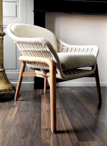 Fauteuil de jardin, Irati naturel AM.PM, Meuble Terrasse Véranda