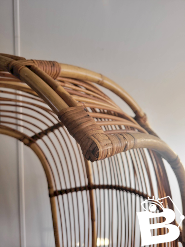 Fauteuil de porteur en rotin