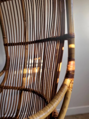 Fauteuil de porteur en rotin