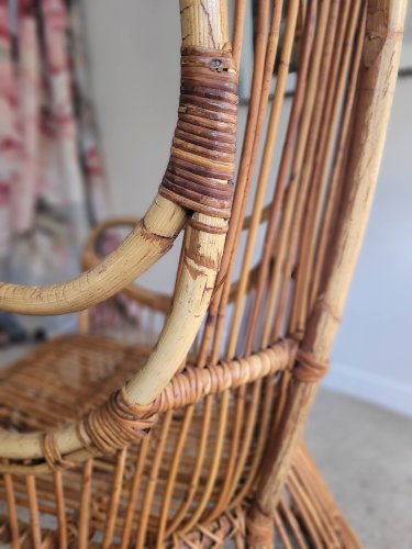 Fauteuil de porteur en rotin