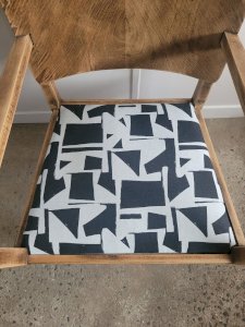 Fauteuil de style brutaliste restauré