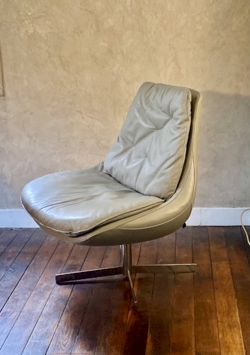 Fauteuil design vintage daya bontempi italie.