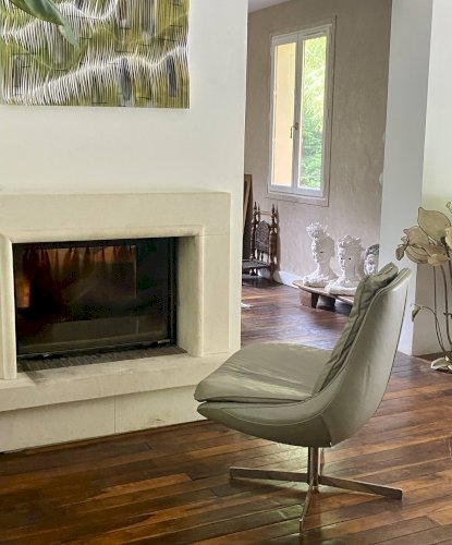 Fauteuil design vintage daya bontempi italie.
