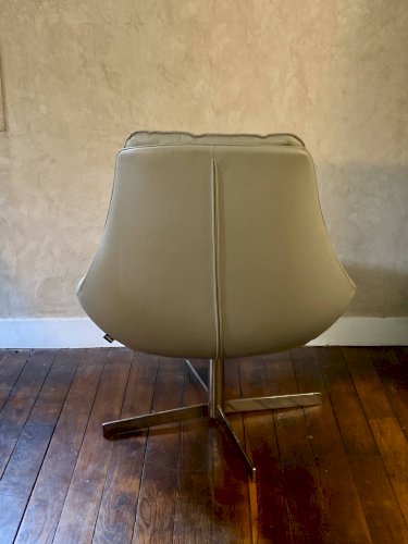 Fauteuil design vintage daya bontempi italie.