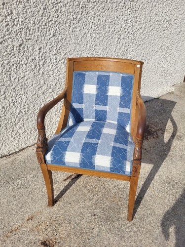 FAUTEUIL DOSSIER ARRONDI TETE DE POISSON N°12