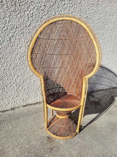 FAUTEUIL EMMANUELLE EN ROTIN REF JE