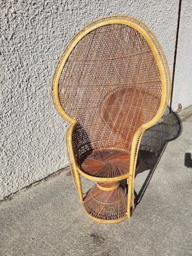 FAUTEUIL EMMANUELLE EN ROTIN REF JE