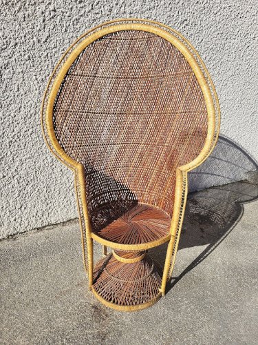 FAUTEUIL EMMANUELLE EN ROTIN REF JE