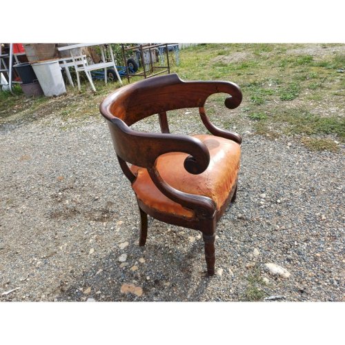 Fauteuil Empire 19 éme Acajou